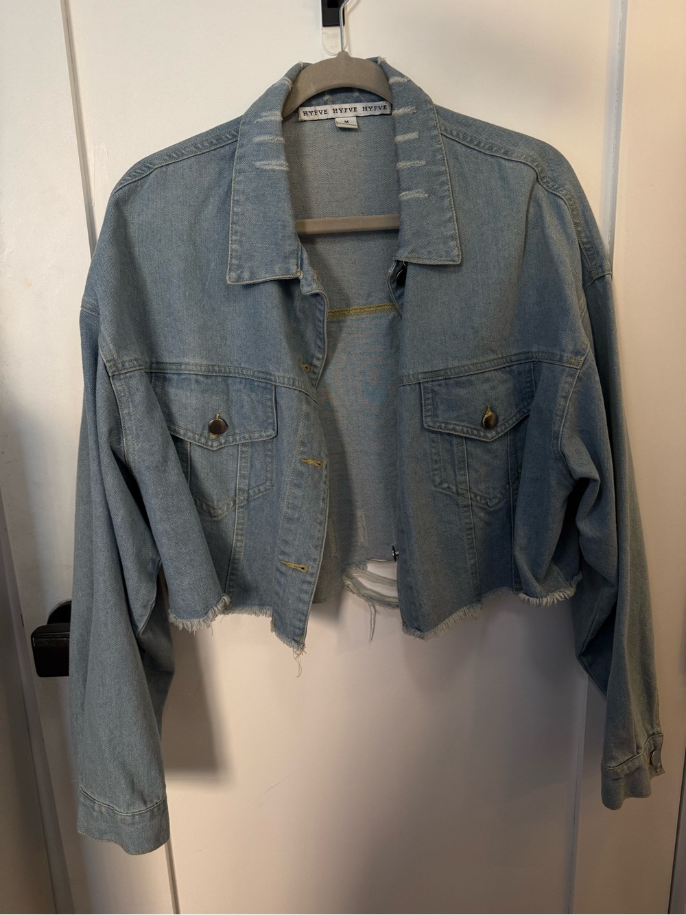 HYFVE Cropped Jean Jacket